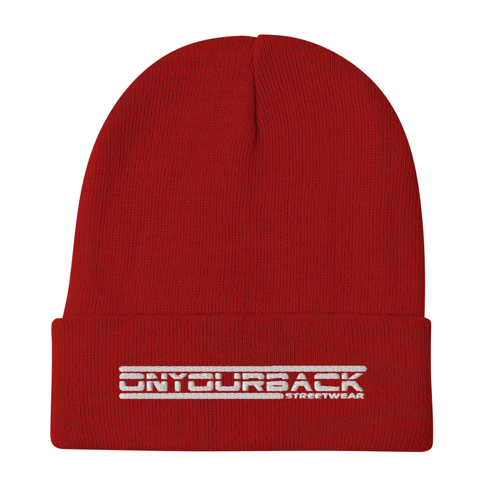 ONYOURBACK Embroidered Beanie