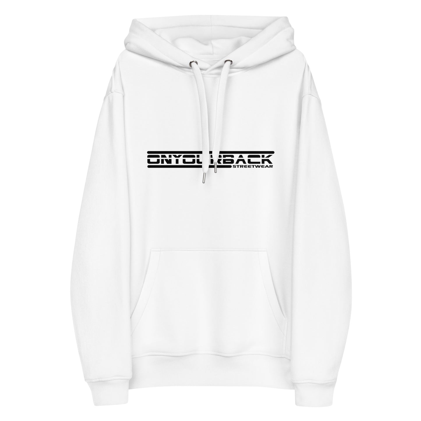 “YOU AINT SEEN ME” Premium eco hoodie (White)